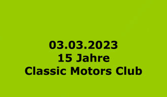 15 Jahre Classic Motors Club Bad Erlach