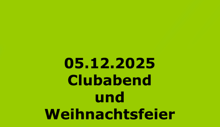Clubabend und Weihnachtsfeier